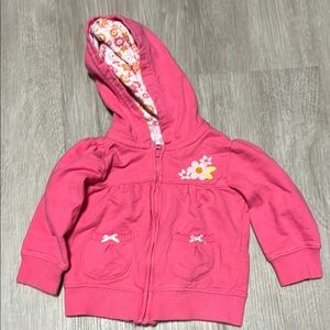 4/$20 Pink Kids Hoodie with Floral Design